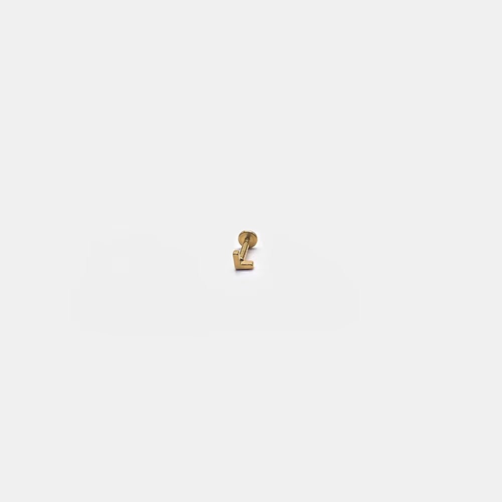 Luxe Line Mini Zircon Stud – A Spark of Modern Minimalism